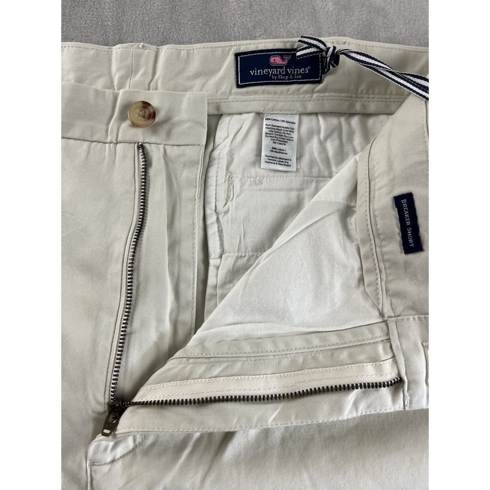 Vineyard Vines Breaker Shorts Men 44T Stone Bermuda Stretch Golf Preppy NWT - Picture 10 of 16